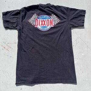 Men's Dixxon T-Shirt Black Spell-Out Logo No SIZE USA Bikercore Outlaw Arizona